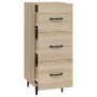 Credenza Rovere Sonoma 34,5x34x90 cm in Legno Multistrato