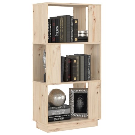 Libreria/Divisorio 51x25x101 cm in Legno Massello di Pino