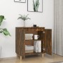 Credenza Rovere Fumo 60x35x70 cm in Legno Multistrato