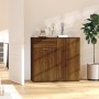 Credenza Rovere Marrone 80x36x75 cm in Legno Ingegnerizzato