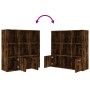 Libreria Rovere Fumo 98x30x98 cm