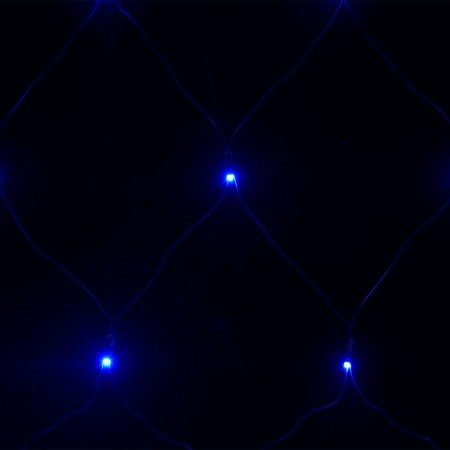 Luci di Natale a Rete Blu 3x3m 306 LED Interni Esterni