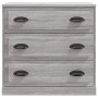 Credenza Grigio Sonoma 70x35,5x67,5 cm in Legno Multistrato