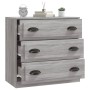 Credenza Grigio Sonoma 70x35,5x67,5 cm in Legno Multistrato