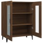 Credenza Rovere Marrone 69,5x34x90 cm in Legno Multistrato