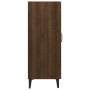 Credenza Rovere Marrone 69,5x34x90 cm in Legno Multistrato