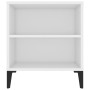 Mobile Porta TV Bianco 102x44,5x50 cm in Legno Multistrato