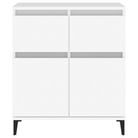 Credenza Bianca 60x35x70 cm in Legno Multistrato