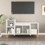 Mobile Porta TV Bianco 100x35x55 cm in Legno Multistrato