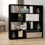 Libreria/Divisorio Nero 105x24x102 cm