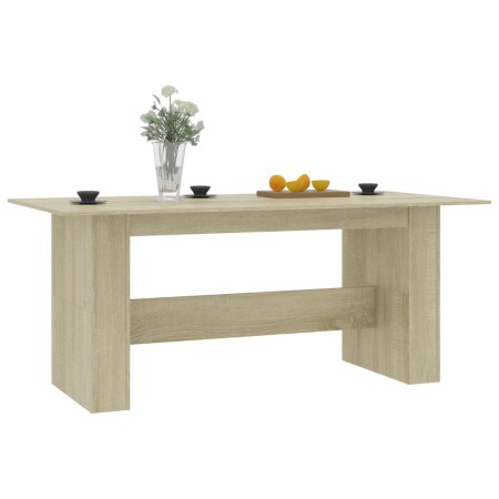 Tavolo da Pranzo Rovere Sonoma 180x90x76cm in Legno Multistrato