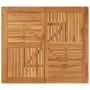 Tavolo da Giardino 85x85x75 cm Legno Massello di Acacia