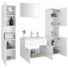 Set Mobili da Bagno Bianco in Truciolato