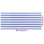 Paravento da Balcone Blu e Bianco 90x300 cm in HDPE