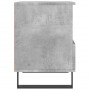 Comodini 2pz Grigio Cemento 40x35x50 cm in Legno Multistrato