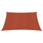 Vela Parasole 160 g/m² Terracotta 3x3 m in HDPE