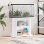 Supporto per Acquario 80x35x60 cm in Legno Multistrato Bianco