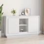 Credenza Bianca 102x35x60 cm in Legno Multistrato