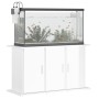 Supporto Acquario 101x41x58 cm Legno Multistrato Bianco Lucido