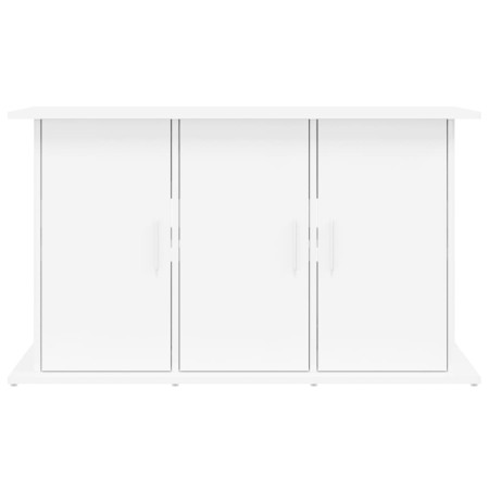 Supporto Acquario 101x41x58 cm Legno Multistrato Bianco Lucido