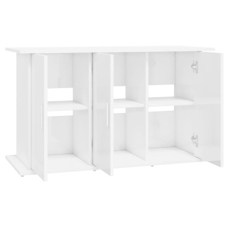 Supporto Acquario 101x41x58 cm Legno Multistrato Bianco Lucido