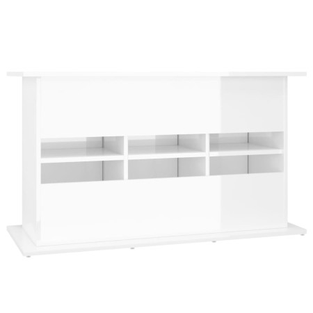 Supporto Acquario 101x41x58 cm Legno Multistrato Bianco Lucido