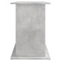 Supporto Acquario 121x41x58 cm Legno Multistrato Grigio Cemento