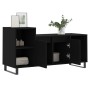 Mobile Porta TV Nero 100x35x55 cm in Legno Multistrato