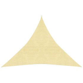 Vela Parasole 160 g/m² Beige 3x3x3 m in HDPE