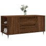 Tavolino Salotto Rovere Marrone 102x44,5x50cm Legno Multistrato