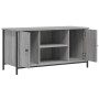 Mobile Porta TV Grigio Sonoma 100x40x50 cm in Legno Multistrato