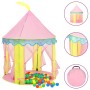 Tenda da Gioco per Bambini Rosa con 250 Palline 100x100x127 cm