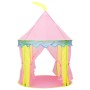 Tenda da Gioco per Bambini Rosa con 250 Palline 100x100x127 cm