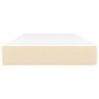 Materasso a Molle Insacchettate Crema 90x190x20 cm in Tessuto