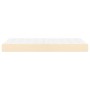 Materasso a Molle Insacchettate Crema 90x190x20 cm in Tessuto