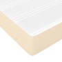 Materasso a Molle Insacchettate Crema 90x190x20 cm in Tessuto