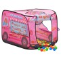 Tenda da Gioco per Bambini Rosa con 250 Palline 70x112x70 cm