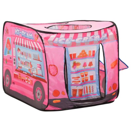 Tenda da Gioco per Bambini Rosa con 250 Palline 70x112x70 cm