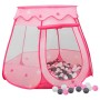 Tenda da Gioco per Bambini Rosa con 250 Palline 102x102x82 cm