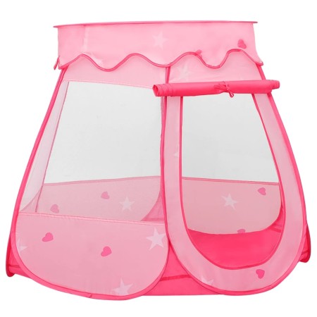 Tenda da Gioco per Bambini Rosa con 250 Palline 102x102x82 cm