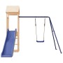 Set da Gioco da Esterno in Legno Massello di Pino