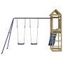 Set da Gioco da Esterno in Legno di Pino Impregnato