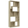 Libreria Rovere Sonoma 67x24x161 cm in Legno Multistrato