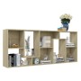 Libreria Rovere Sonoma 67x24x161 cm in Legno Multistrato