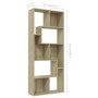 Libreria Rovere Sonoma 67x24x161 cm in Legno Multistrato