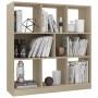 Libreria Rovere Sonoma 97,5x29,5x100 cm in Legno Multistrato