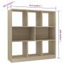 Libreria Rovere Sonoma 97,5x29,5x100 cm in Legno Multistrato