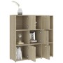 Libreria Rovere Sonoma 90x30x90 cm in Legno Multistrato