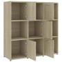 Libreria Rovere Sonoma 90x30x90 cm in Legno Multistrato