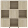 Libreria Rovere Sonoma 90x30x90 cm in Legno Multistrato